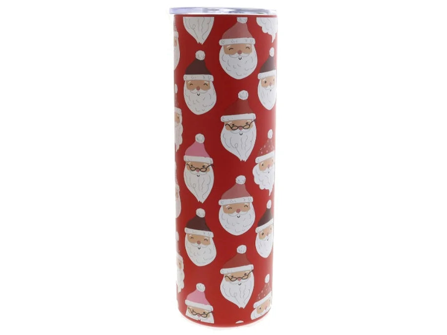 HOLLY JOLLY SANTA 30 OZ. SKINNY TUMBLER