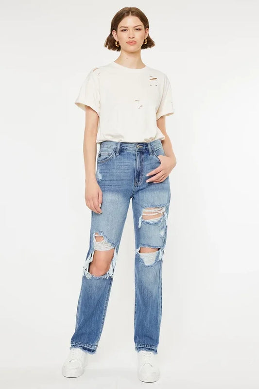 Destroyed Boyfriend Jeans