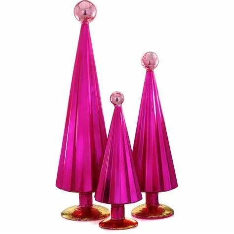 Hot Pink Christmas Tree Set