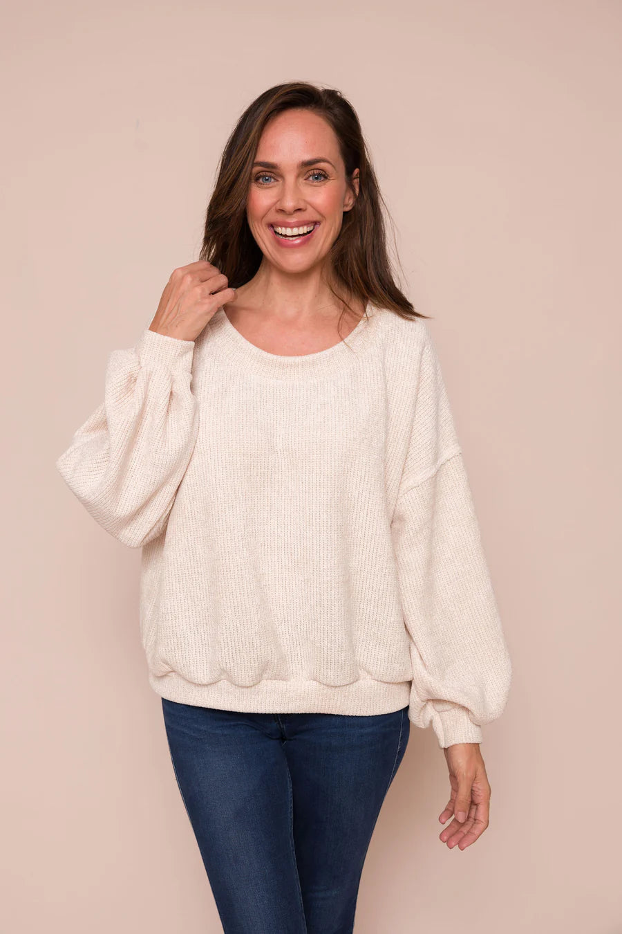 Maddie Chenille Drop Shoulder Sweater