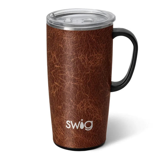 Leather 22 oz. Travel Mug