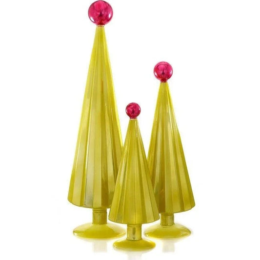 Lime Green Christmas Tree Set